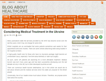 Tablet Screenshot of blogabouthealthcare.co.uk